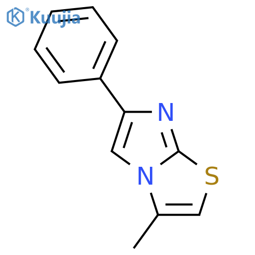 3-methyl-6-phenylimidazo[2,1-b][1,3]thiazole structure