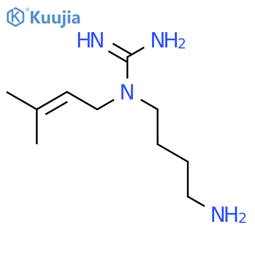 Guanidine,N-(4-aminobutyl)-N-(3-methyl-2-buten-1-yl)- structure