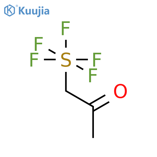 1-(pentafluoro-lambda6-sulfanyl)prop-1-en-2-ol structure