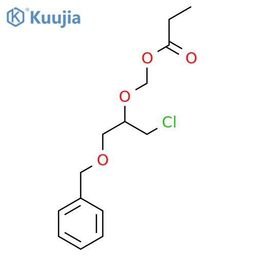 1-Benzyloxy-3-chloro-2-(propionyloxy)methoxypropane structure