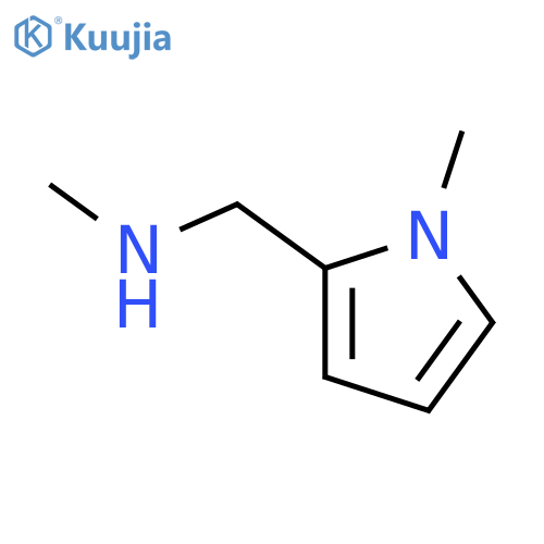 methyl(1-methyl-1H-pyrrol-2-yl)methylamine structure