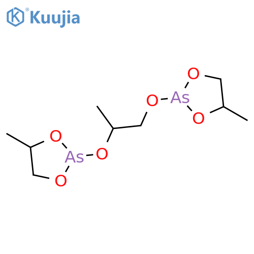 1,3,2-Dioxarsolane, 2,2'-[(1-methyl-1,2-ethanediyl)bis(oxy)]bis[4-methyl- structure