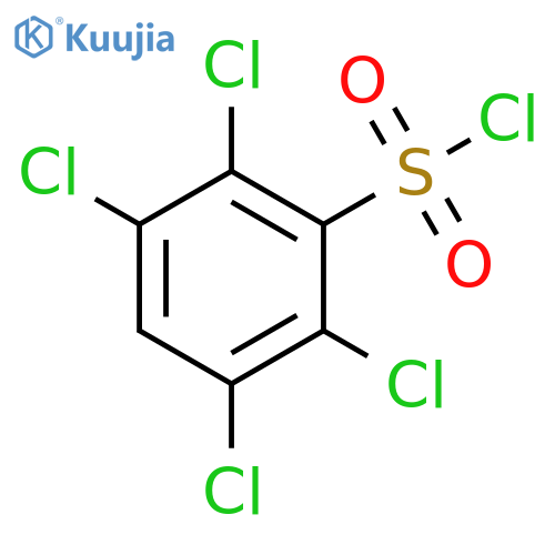 2,3,5,6-TETRACHLOROBENZENE-1-SULFONYL CHLORIDE structure