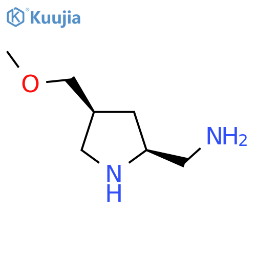 1-(2S,4S)-4-(methoxymethyl)pyrrolidin-2-ylmethanamine structure