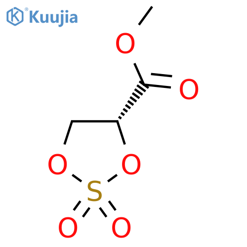 methyl (4R)-2,2-dioxo-1,3,2lambda6-dioxathiolane-4-carboxylate structure