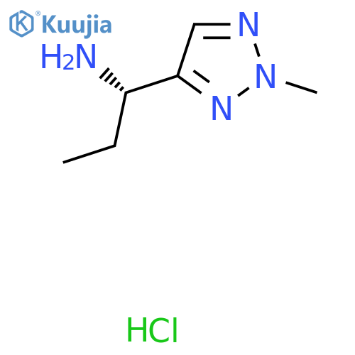 (1S)-1-(2-methyl-2H-1,2,3-triazol-4-yl)propan-1-amine hydrochloride structure