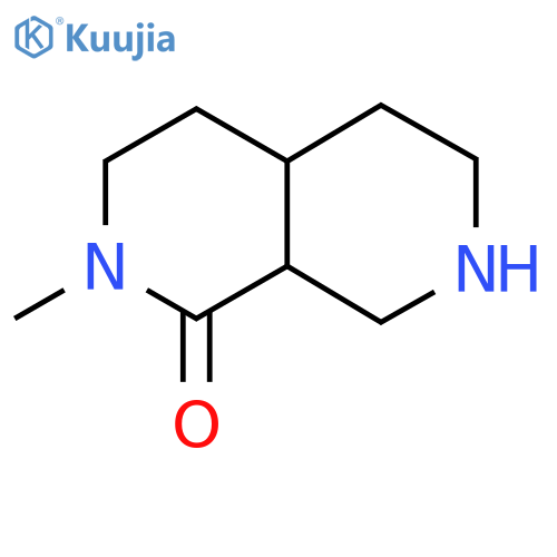 2-Methyl-decahydro-2,7-naphthyridin-1-one structure