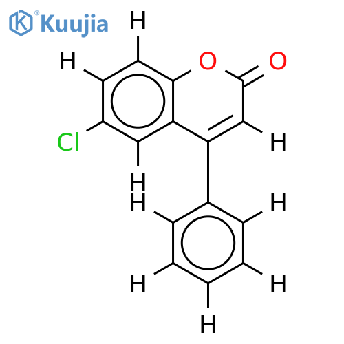 6-Chlor-4-phenyl-cumarin structure