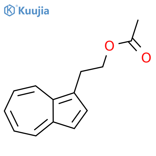 1-Azuleneethanol, acetate structure