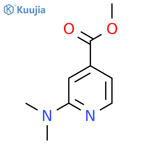 methyl 2-(dimethylamino)pyridine-4-carboxylate structure