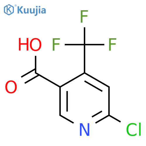 6-Chloro-4-trifluoromethylnicotinic Acid structure