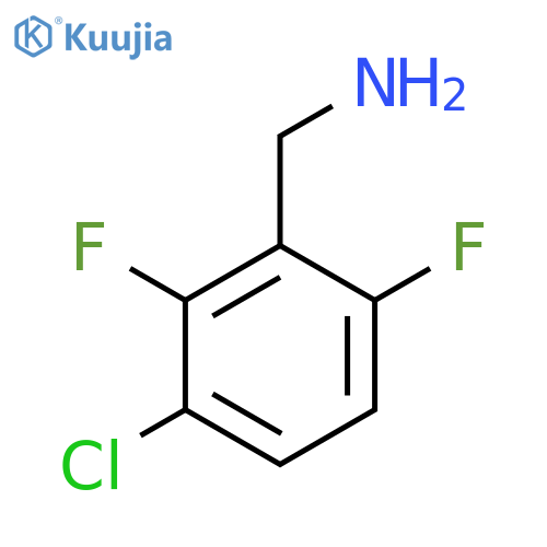 (3-Chloro-2,6-difluorophenyl)methanamine structure