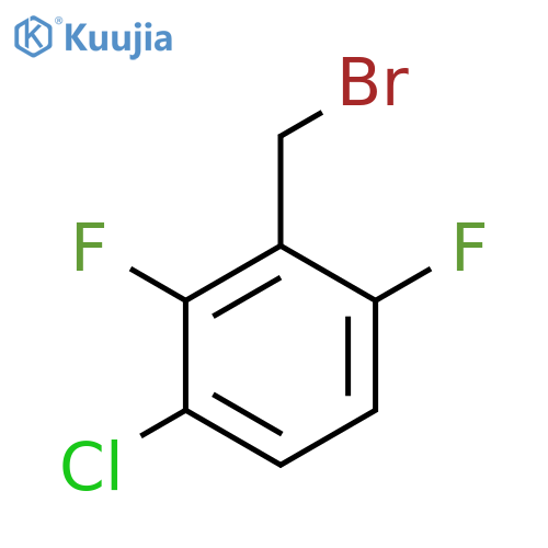 3-Chloro-2,6-difluorobenzyl bromide structure