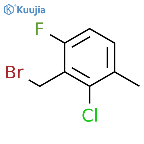 2-Chloro-6-fluoro-3-methylbenzyl bromide structure