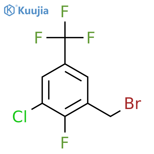 3-Chloro-2-Fluoro-5-(Trifluoromethyl)Benzyl Bromide structure