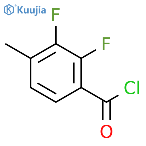 2,3-Difluoro-4-methylbenzoyl chloride structure