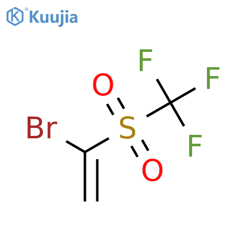 1-Bromo-1-(trifluoromethylsulfonyl)ethene structure