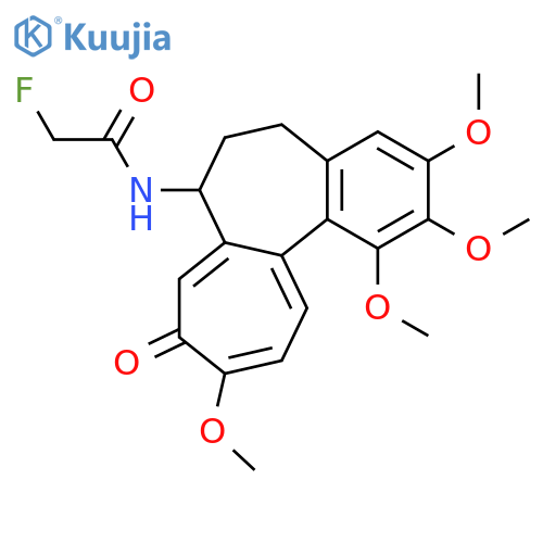 Acetamide,2-fluoro-N-(5,6,7,9-tetrahydro-1,2,3,10-tetramethoxy-9-oxobenzo[a]heptalen-7-yl)-,(S)- (9CI) structure