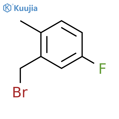 5-Fluoro-2-methylbenzyl bromide structure