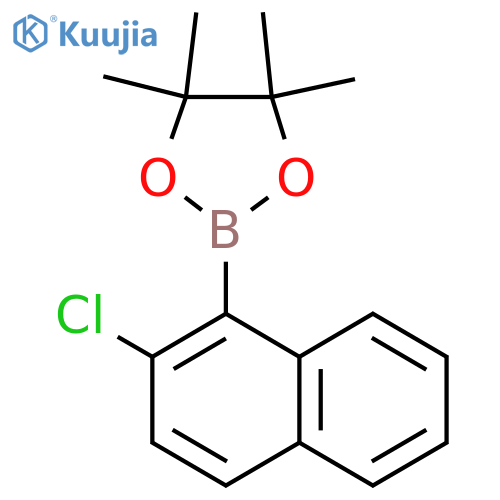 2-(2-Chloronaphthalen-1-yl)-4,4,5,5-tetramethyl-1,3,2-dioxaborolane structure