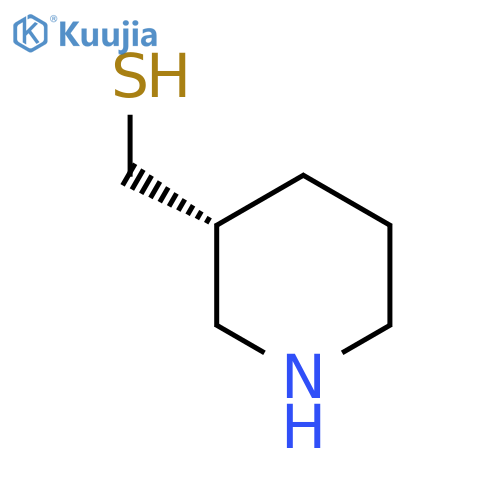 (3R)-piperidin-3-ylmethanethiol structure