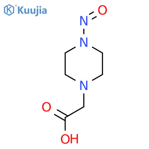 2-(4-Nitrosopiperazin-1-yl)acetic acid structure