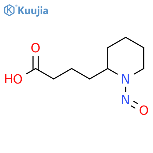 4-(1-Nitrosopiperidin-2-yl)butanoic acid structure