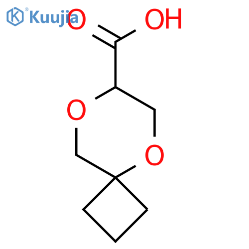 5,8-dioxaspiro3.5nonane-7-carboxylic acid structure