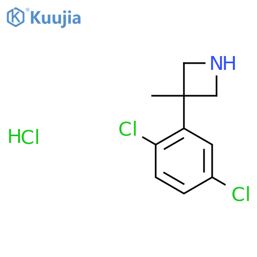 3-(2,5-Dichlorophenyl)-3-methylazetidine hydrochloride structure