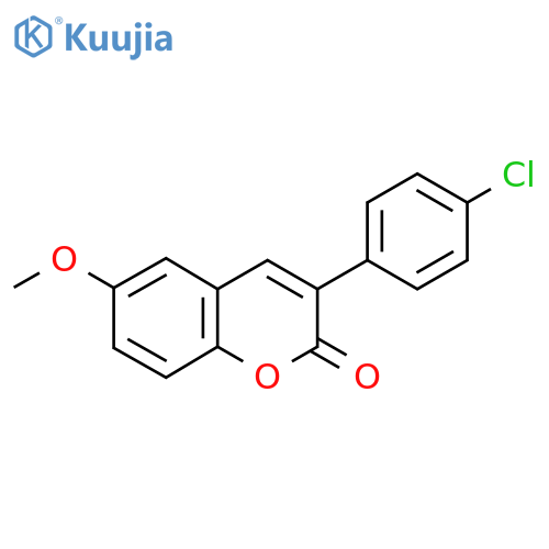 3(4'-Chlorophenyl)-6-methoxycoumarin structure