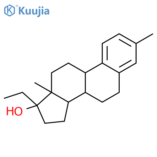 19-Norpregna-1,3,5(10)-trien-17-ol,3-methyl-, (17a)-(9CI) structure