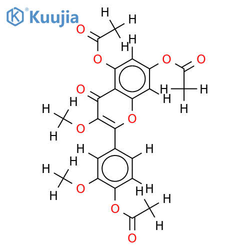 Tri-Ac-4',5,7-Trihydroxy-3,3'-dimethoxyflavone structure