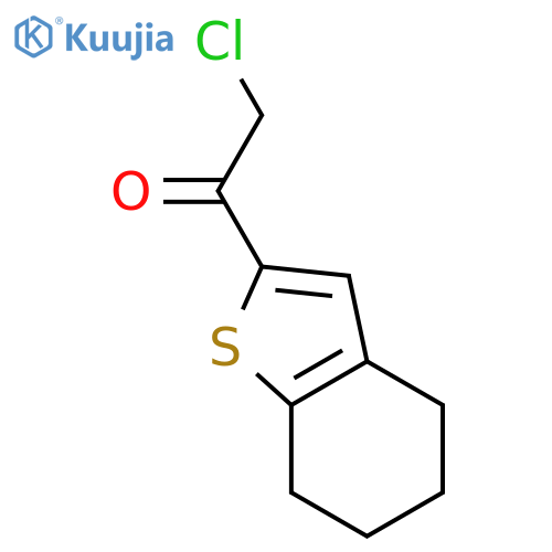 2-chloro-1-(4,5,6,7-tetrahydro-1-benzothiophen-2-yl)ethan-1-one structure