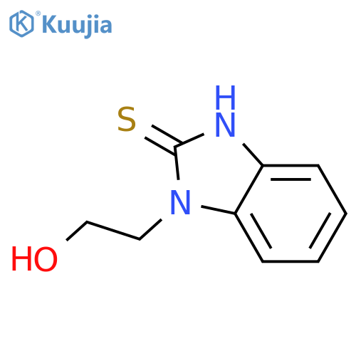 2H-Benzimidazole-2-thione,1,3-dihydro-1-(2-hydroxyethyl)- structure