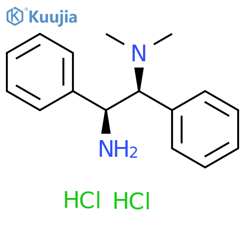 (1S,2S)-N1,N1-Dimethyl-1,2-diphenylethane-1,2-diamine dihydrochloride structure