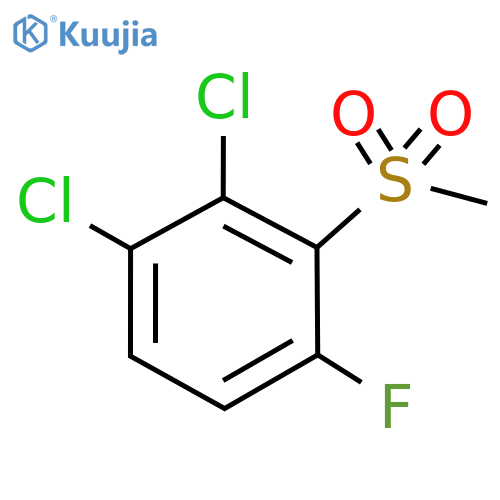 Benzene, 1,2-dichloro-4-fluoro-3-(methylsulfonyl)- structure
