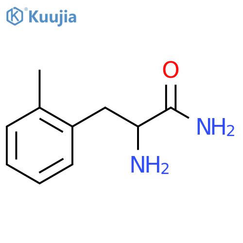 2-Amino-3-(2-methylphenyl)propanamide structure