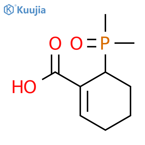 6-(Dimethylphosphoryl)cyclohex-1-ene-1-carboxylic acid structure