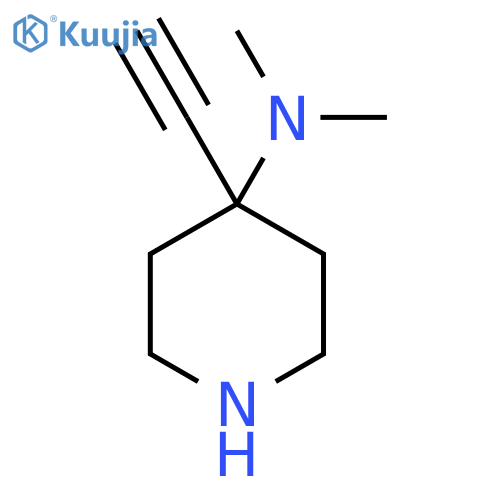 4-ethynyl-N,N-dimethylpiperidin-4-amine structure