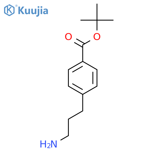 Tert-butyl 4-(3-aminopropyl)benzoate structure