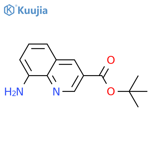 Tert-butyl 8-aminoquinoline-3-carboxylate structure