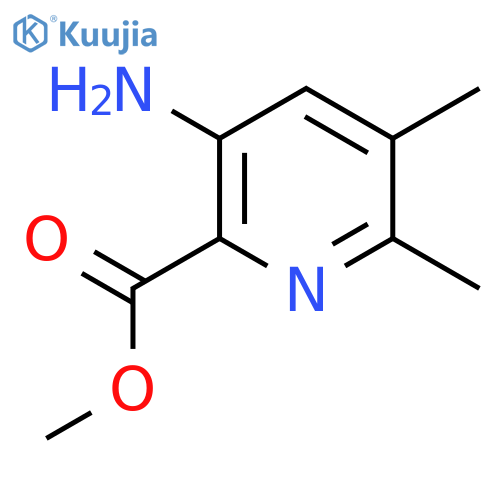 Methyl 3-amino-5,6-dimethylpyridine-2-carboxylate structure