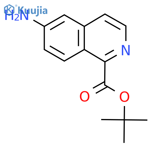 Tert-butyl 6-aminoisoquinoline-1-carboxylate structure