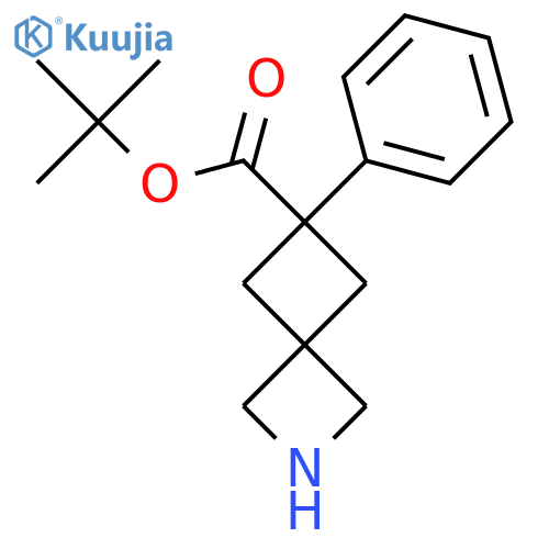 tert-butyl 6-phenyl-2-azaspiro3.3heptane-6-carboxylate structure