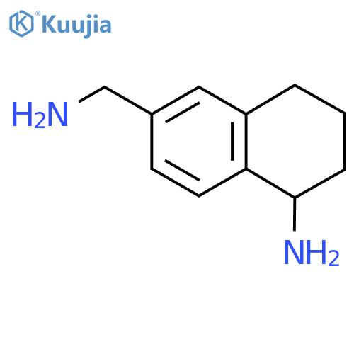 6-(Aminomethyl)-1,2,3,4-tetrahydronaphthalen-1-amine structure