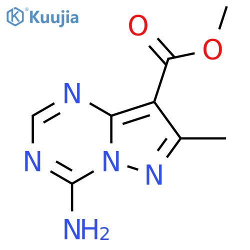 methyl 4-amino-7-methylpyrazolo1,5-a1,3,5triazine-8-carboxylate structure