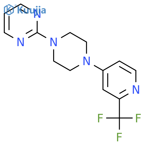 2-{4-[2-(Trifluoromethyl)pyridin-4-yl]piperazin-1-yl}pyrimidine structure