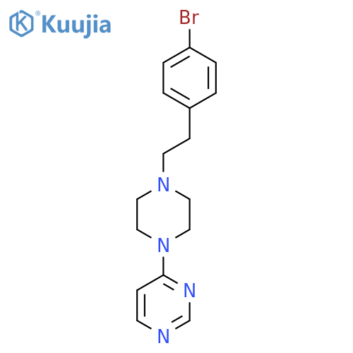 4-{4-[2-(4-Bromophenyl)ethyl]piperazin-1-yl}pyrimidine structure