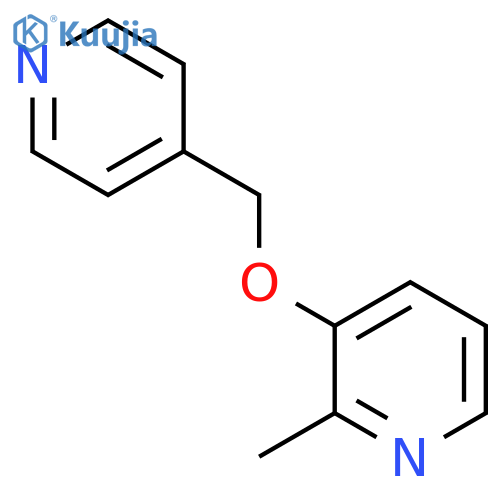 2-Methyl-3-[(pyridin-4-yl)methoxy]pyridine structure