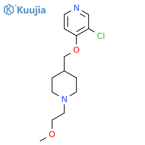 3-Chloro-4-{[1-(2-methoxyethyl)piperidin-4-yl]methoxy}pyridine structure